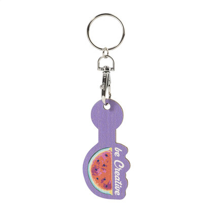 ColoShop Creative Wood trolley coin keyring