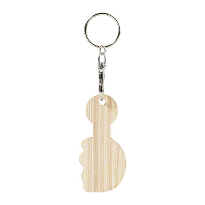 ColoShop Creative Wood trolley coin keyring