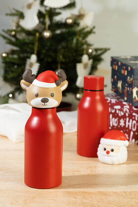 Nordflaska Christmas insulated bottle, reindeer